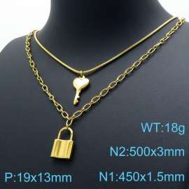 SS Gold-Plating Necklace