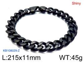 Stainless Steel Black-plating Bracelet