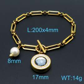 Stainless Steel Gold-plating Bracelet