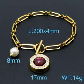 Stainless Steel Gold-plating Bracelet