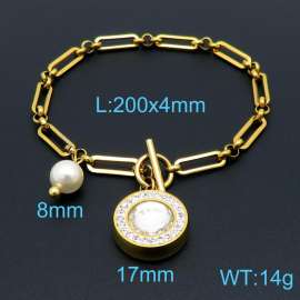 Stainless Steel Gold-plating Bracelet