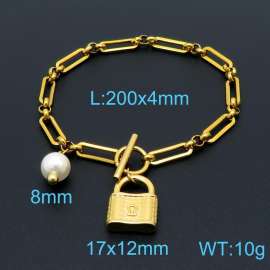 Stainless Steel Gold-plating Bracelet