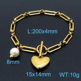 Stainless Steel Gold-plating Bracelet