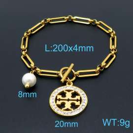 Stainless Steel Gold-plating Bracelet