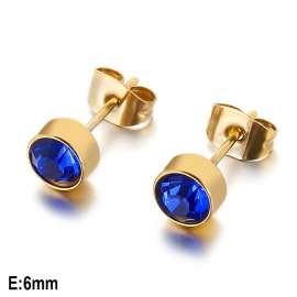 Stainless Steel Gold-Plating Earring