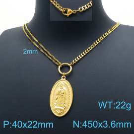 SS Gold-Plating Necklace