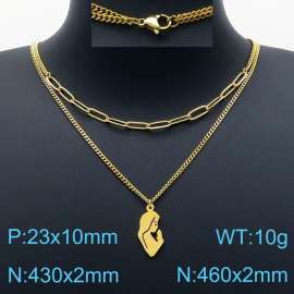 SS Gold-Plating Necklace