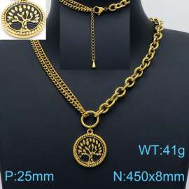 SS Gold-Plating Necklace