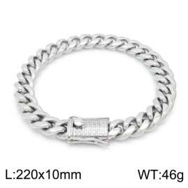 Stainless Steel Stone Bracelet