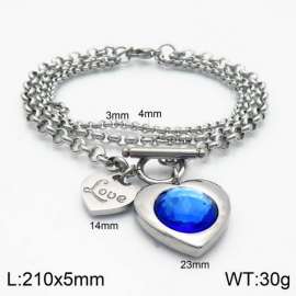 Stainless Steel Stone Bracelet