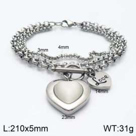 Stainless Steel Stone Bracelet