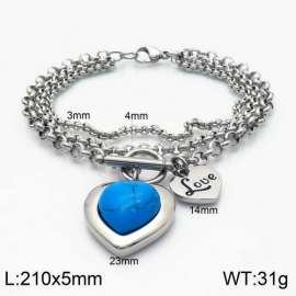 Stainless Steel Stone Bracelet