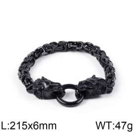 Stainless Steel Black-plating Bracelet