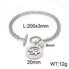 Stainless Steel Stone Bracelet