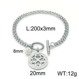 Stainless Steel Stone Bracelet