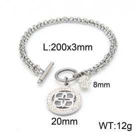 Stainless Steel Stone Bracelet