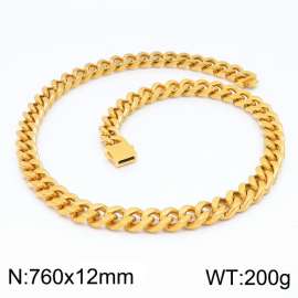 SS Gold-Plating Necklace