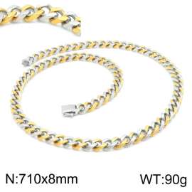 SS Gold-Plating Necklace