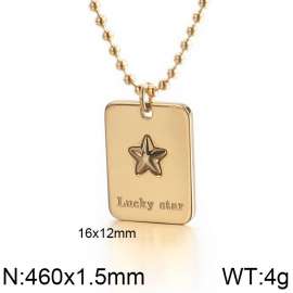 SS Gold-Plating Necklace