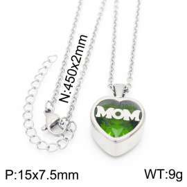 Stainless Steel Stone Necklace （Mother's Day）