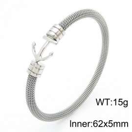 Stainless steel fashional ship anchor sense of hierarchy bracelet