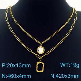 SS Gold-Plating Necklace