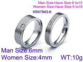 Stainless Steel Lover Ring