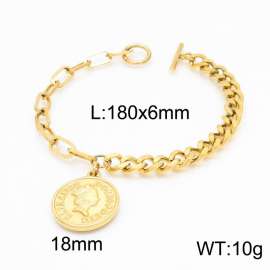 Stainless Steel Gold-plating Bracelet