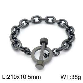 Stainless Steel Black-plating Bracelet