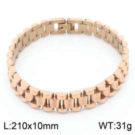 Rose Gold Classic Foreign Trade Stainless Steel Adjustable Strap Watch Bracelet