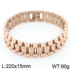 Rose Gold Classic Foreign Trade Stainless Steel Adjustable Strap Watch Bracelet