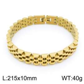 Gold Classic Foreign Trade Stainless Steel Adjustable Strap Bracelet