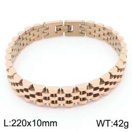 Rose Gold-Plating Classic Foreign Trade Stainless Steel Adjustable Strap Bracelet