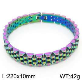 Iridescent Classic Foreign Trade Stainless Steel Adjustable Strap Bracelet