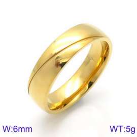 Stainless Steel Gold-plating Ring