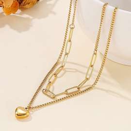 SS Gold-Plating Necklace