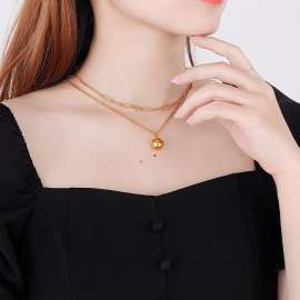 SS Gold-Plating Necklace