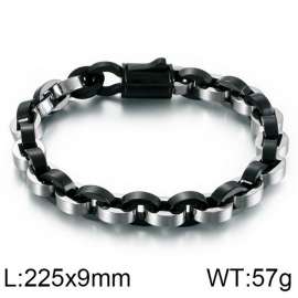 Stainless Steel Black-plating Bracelet