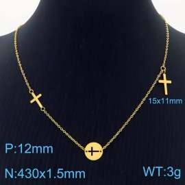 SS Gold-Plating Necklace