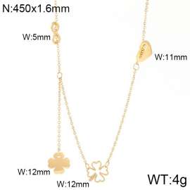 SS Gold-Plating Necklace