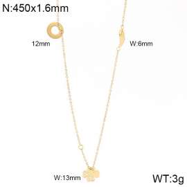 SS Gold-Plating Necklace