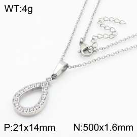 Stainless Steel Stone Necklace