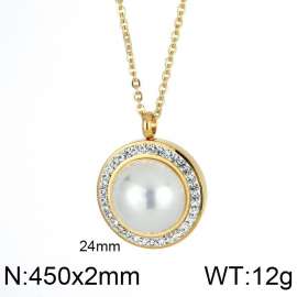 SS Gold-Plating Necklace