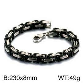 Stainless Steel Black-plating Bracelet