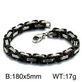 Stainless Steel Black-plating Bracelet