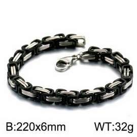 Stainless Steel Black-plating Bracelet