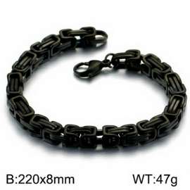 Stainless Steel Black-plating Bracelet