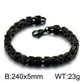 Stainless Steel Black-plating Bracelet