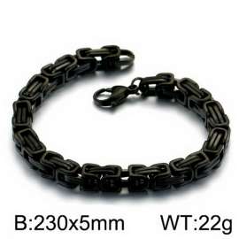 Stainless Steel Black-plating Bracelet