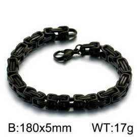 Stainless Steel Black-plating Bracelet